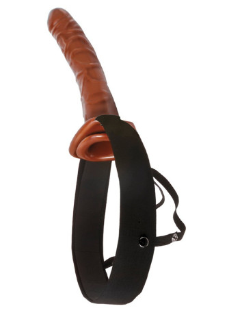 10" Chocolate Dream Hollow Strap-on